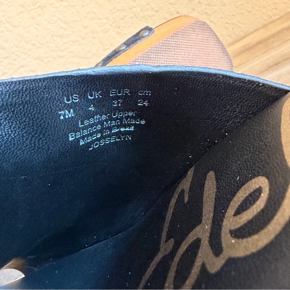 Sam Edelman Josselyn Platform Black Suede Leather - Picture 11 of 13